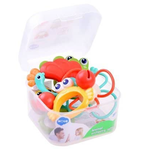 جغجغه دندانگیر 5 عددی هولی تویز Hola Toys مدل E318B-اسباب بازی